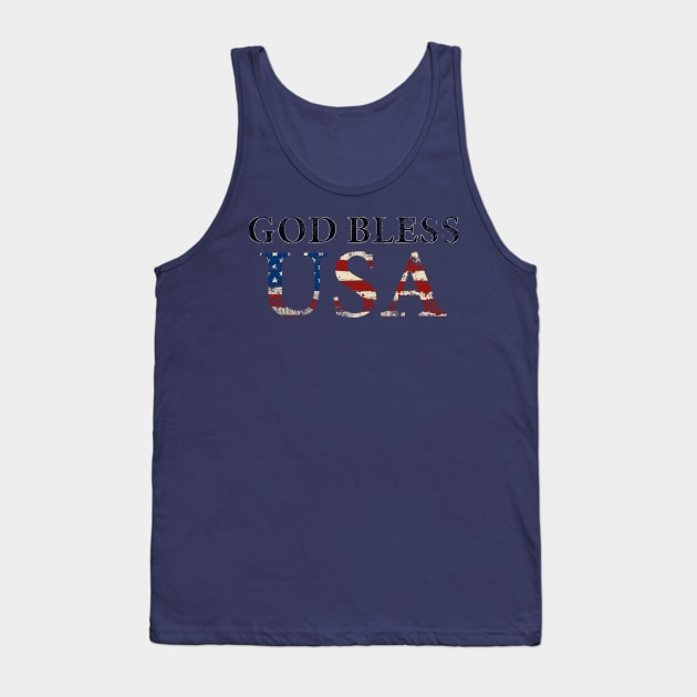 GOD BLESS USA Tank Top by isolasikresek